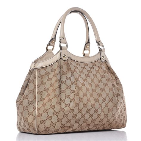 Gucci Sukey Monogram Canvas Medium Tote Bag on SALE